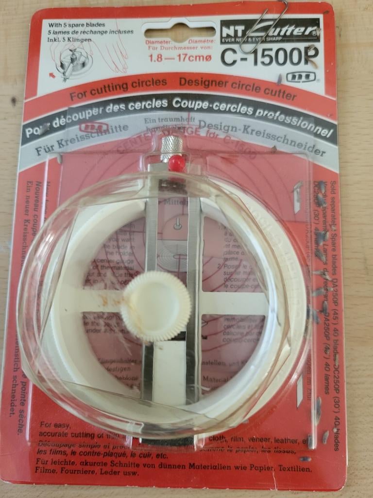 Nieuwe NT Cutter C-1500P cirkelsnijder, Hobby en Vrije tijd, Knutselen, Nieuw, Gereedschap of Toebehoren, Ophalen of Verzenden