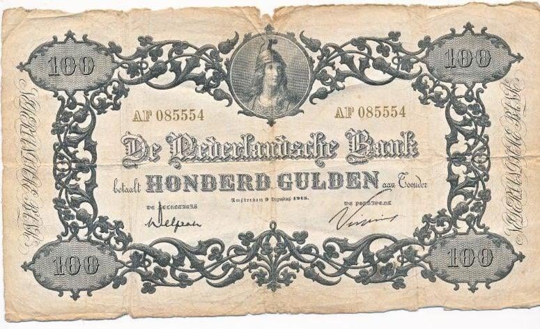 Nederland 100 gulden 1860 bankbiljet