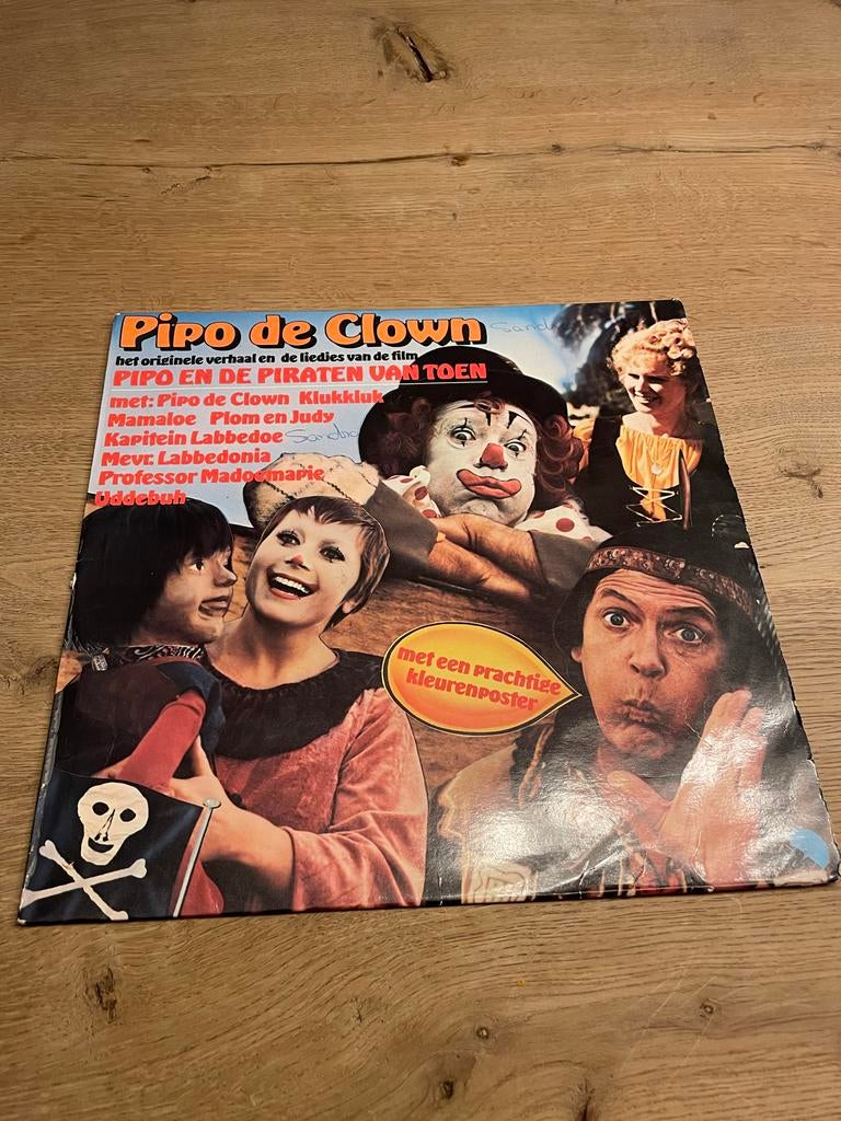 Pipo de Clown - Pipo en de Piraten van Toen Vinyl, Ophalen of Verzenden, Gebruikt, Verhaal of Sprookje