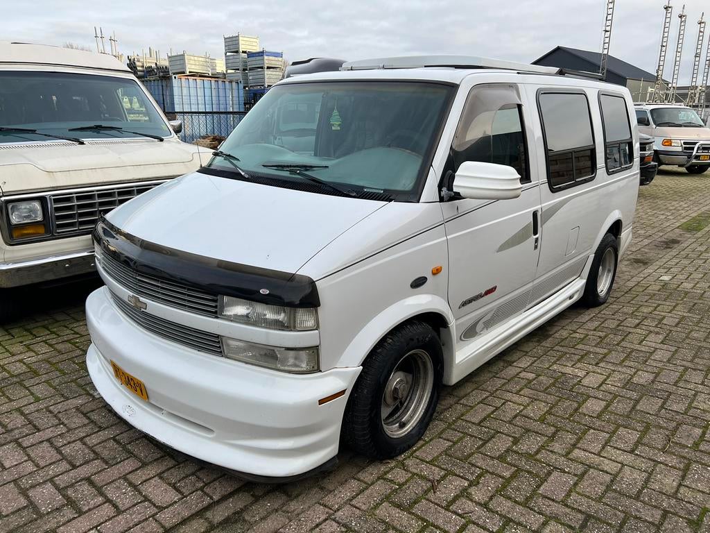 1997 Chevrolet Astro LOW TOP * CAMPER * LPG * TREKHAAK, Automaat, Achterwielaandrijving, Overige carrosserieën, Wit