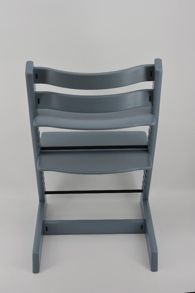 Stokke Tripp Trapp Denim Drift– Refurbished model trip trapp, Verzenden, Zo goed als nieuw, Meegroeistoel, Gordel(s)