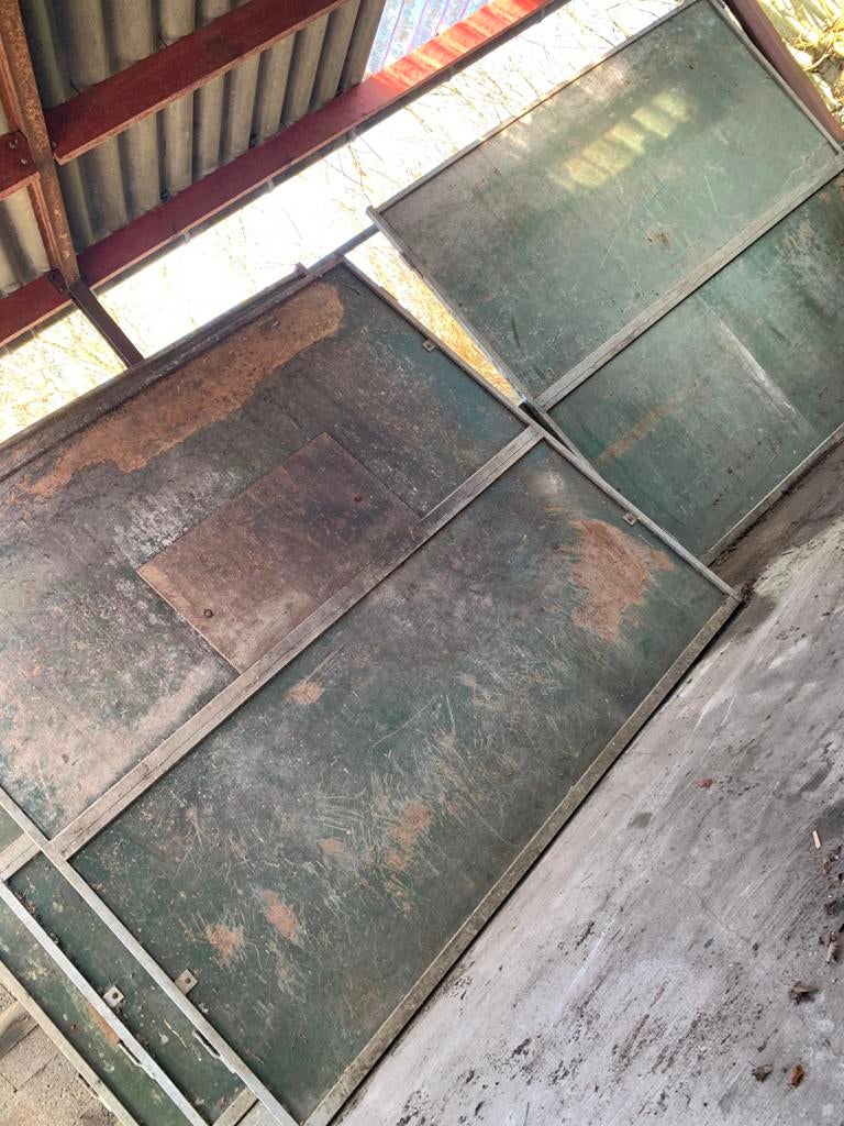 Paardenbox wanden  4x, Ophalen, Gebruikt, Overige soorten