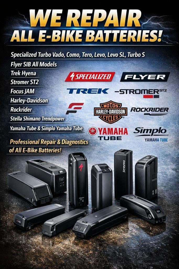 E-Bike Battery Repair – Fast, Reliable Professional, Eén persoon