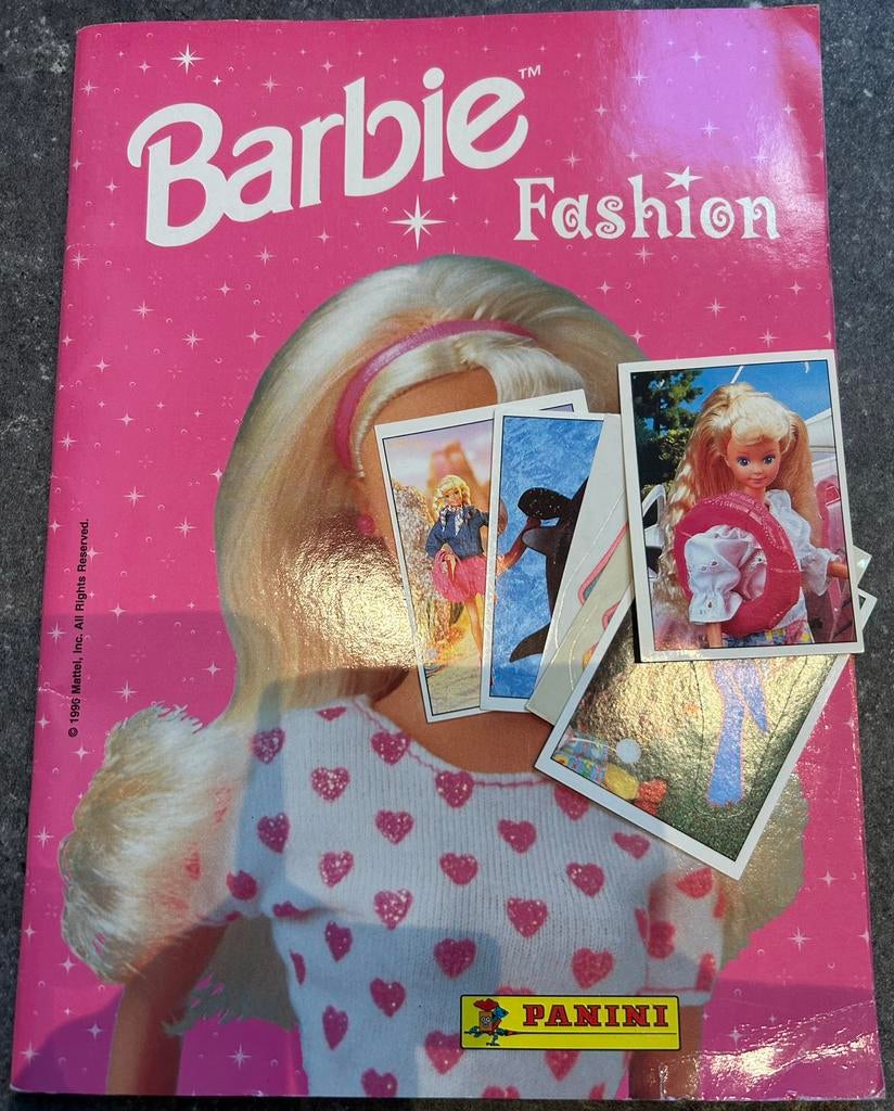 Barbie sticker album Panini 1996 (Mattel, Inc.), Verzenden, Gebruikt, Overige typen