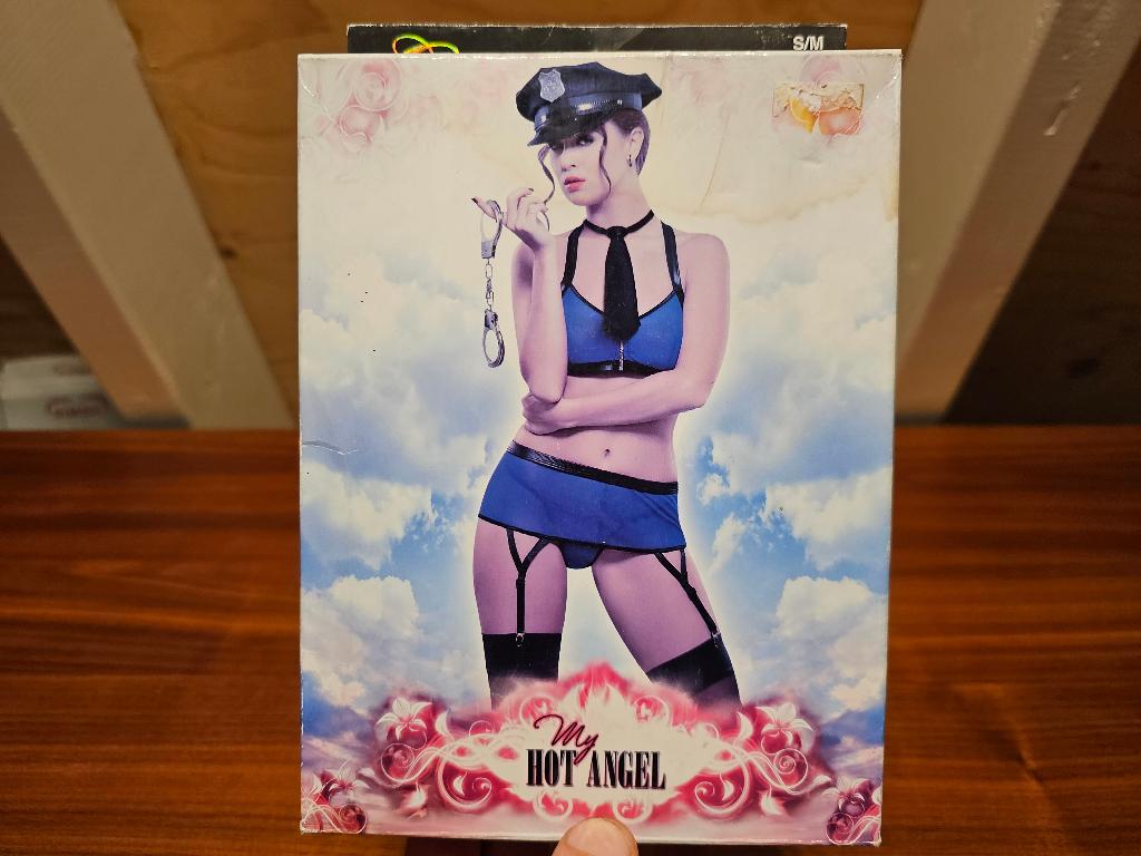 Sexy politiesetje carnaval S/M 34-40, Kleding | Dames, Ondergoed en Lingerie, Magic Silk, Ophalen of Verzenden, Blauw, Setje