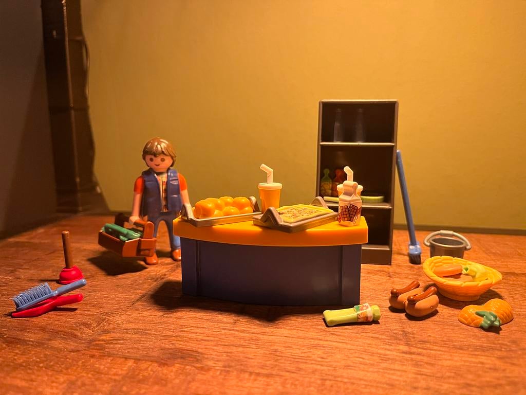 Playmobil Schoolconcierge Nr 9457 - Gebruikt, Ophalen of Verzenden, Gebruikt, Los playmobil