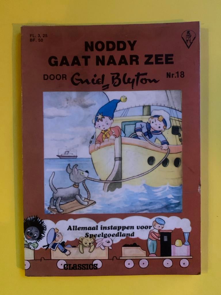 Boekje Noddy Gaat Naar Zee - Enid Blyton, Ophalen of Verzenden, Gelezen, Enid Blyton, Sprookjes