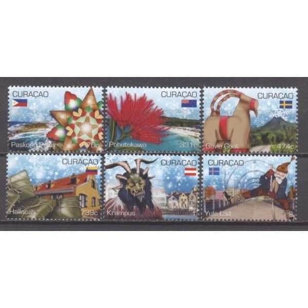 Curacao 478/83 postfris Kerst 2020, Ophalen of Verzenden, Postfris