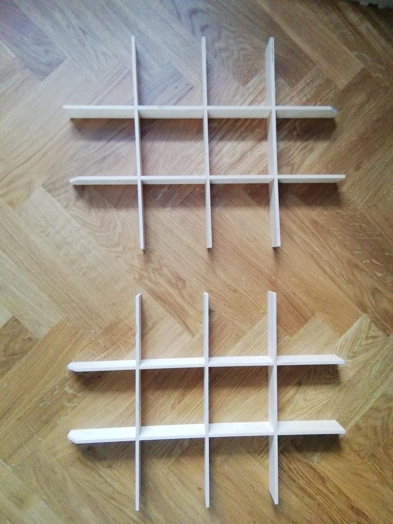 KOMPLEMENT Verdelers voor uittrekbare plank, hout, 50x58 cm, Met plank(en), Zo goed als nieuw, Minder dan 100 cm, Overige houtsoorten