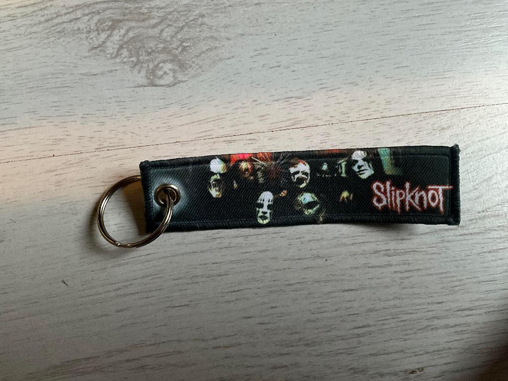 Sleutelhanger van Slipknot nieuw zie foto, Nieuw, Ophalen of Verzenden, Sleutelhanger van Slipknot nieuw zie foto, Emmen