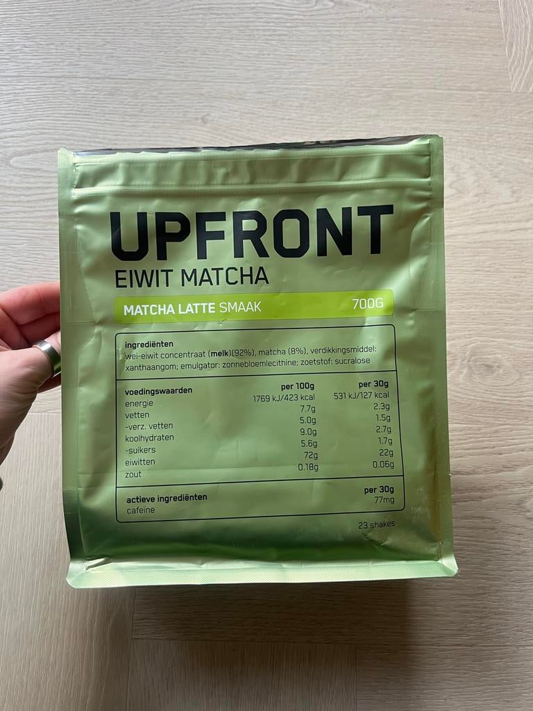 Upfront Eiwit Matcha – Matcha Latte, Ophalen of Verzenden, Nieuw, Poeder of Drank
