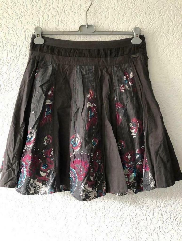 Maat S - katoenen rok van FORECAST - bruin, Ophalen of Verzenden, Zo goed als nieuw, Maat 36 (S), Bruin