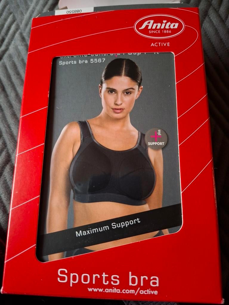 Anita sport BH nieuw in verpakking, Kleding | Dames, Ondergoed en Lingerie, Ophalen of Verzenden, Zwart, BH