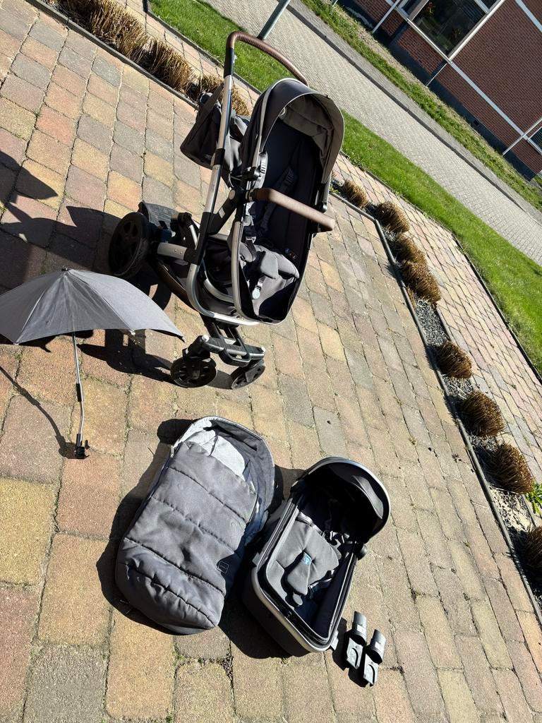 Joolz Geo Kinderwagen + Uitbreidingsset 2e Kind, Gebruikt, Duowagen, Ophalen, Kinderwagen