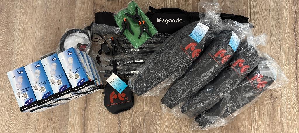 Complete foto / film studio lichtset (nieuw, ongebruikt), Audio, Tv en Foto, Fotografie | Fotostudio en Toebehoren, Ophalen of Verzenden