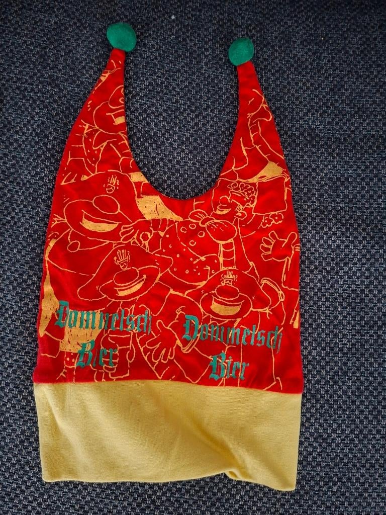 Dommelsch bier carnavals muts, Verzamelen, Biermerken, Ophalen of Verzenden, Zo goed als nieuw, Kleding, Overige merken