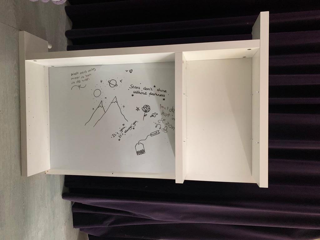 Opbouwdeel bureau Micke wit Ikea, Ophalen, Zo goed als nieuw