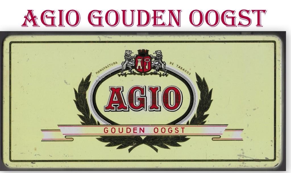 AGIO sigarenblik Gouden Oogst, Ophalen of Verzenden, Gebruikt, Overige typen