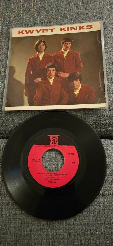 Kinks EP Kwyet 1965 Pye 24221 label, Ophalen of Verzenden, Gebruikt, Pop, EP