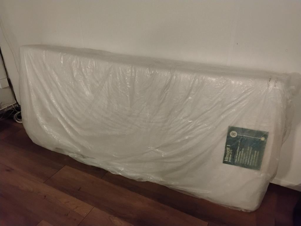 Te koop pocketveren matras 2.10 m x90 cm z.g.a.n., Ophalen, Eenpersoons