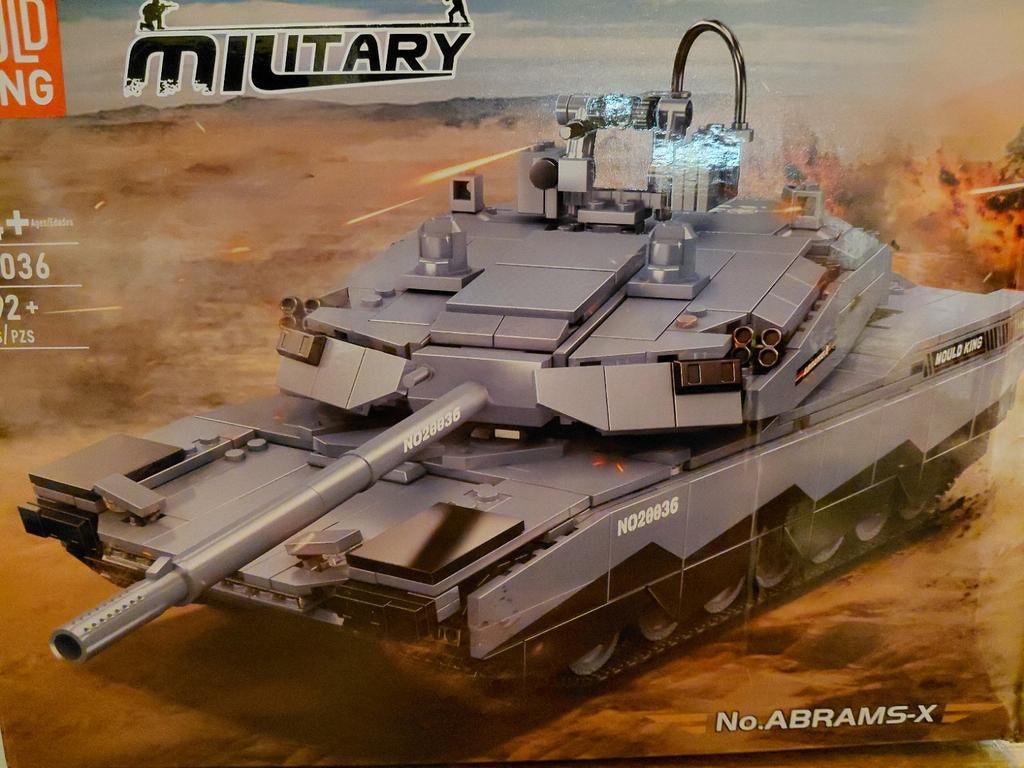 Militaire Tank Bouwset - Nieuwstaat, Ophalen of Verzenden, Nieuw, Complete set, Lego