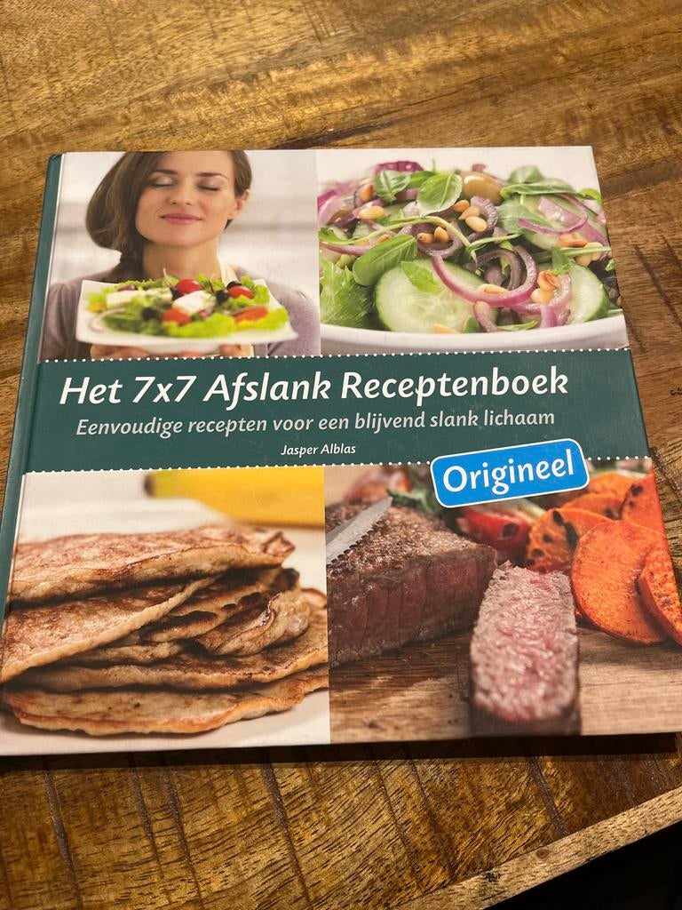 Het 7x7 Afslank Receptenboek - Origineel, Boeken, Ophalen of Verzenden, Zo goed als nieuw, Dieet en Voeding