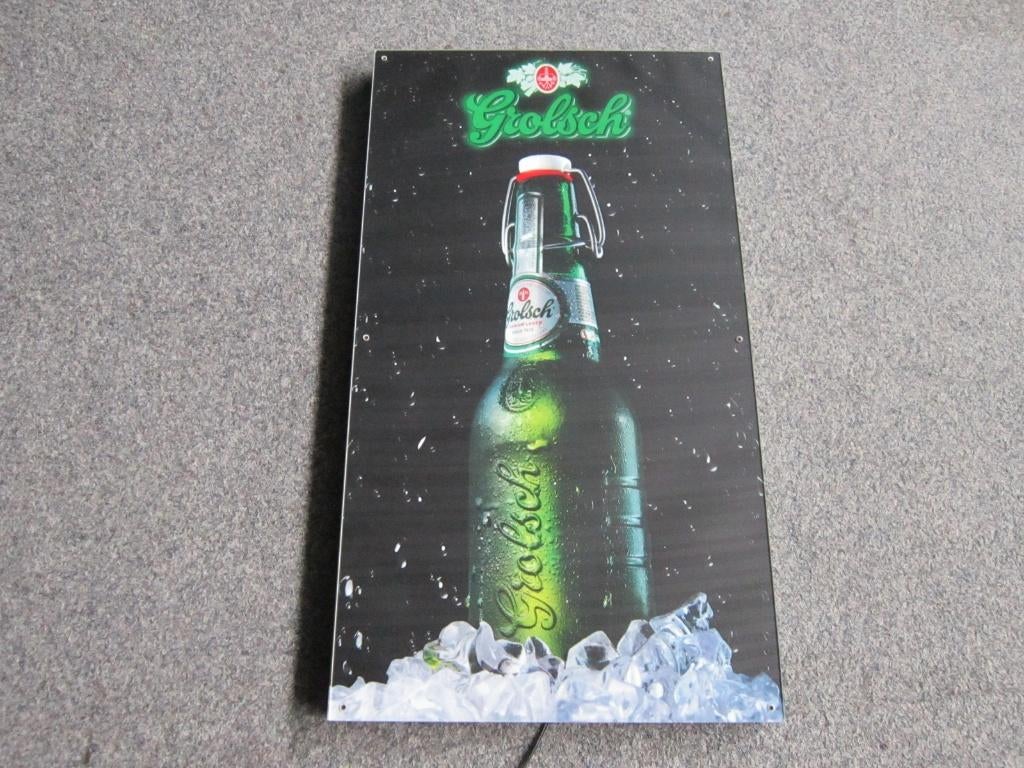 GROLSCH BIER LED LICHTRECLAME, Ophalen, Nieuw, Overige typen, Grolsch