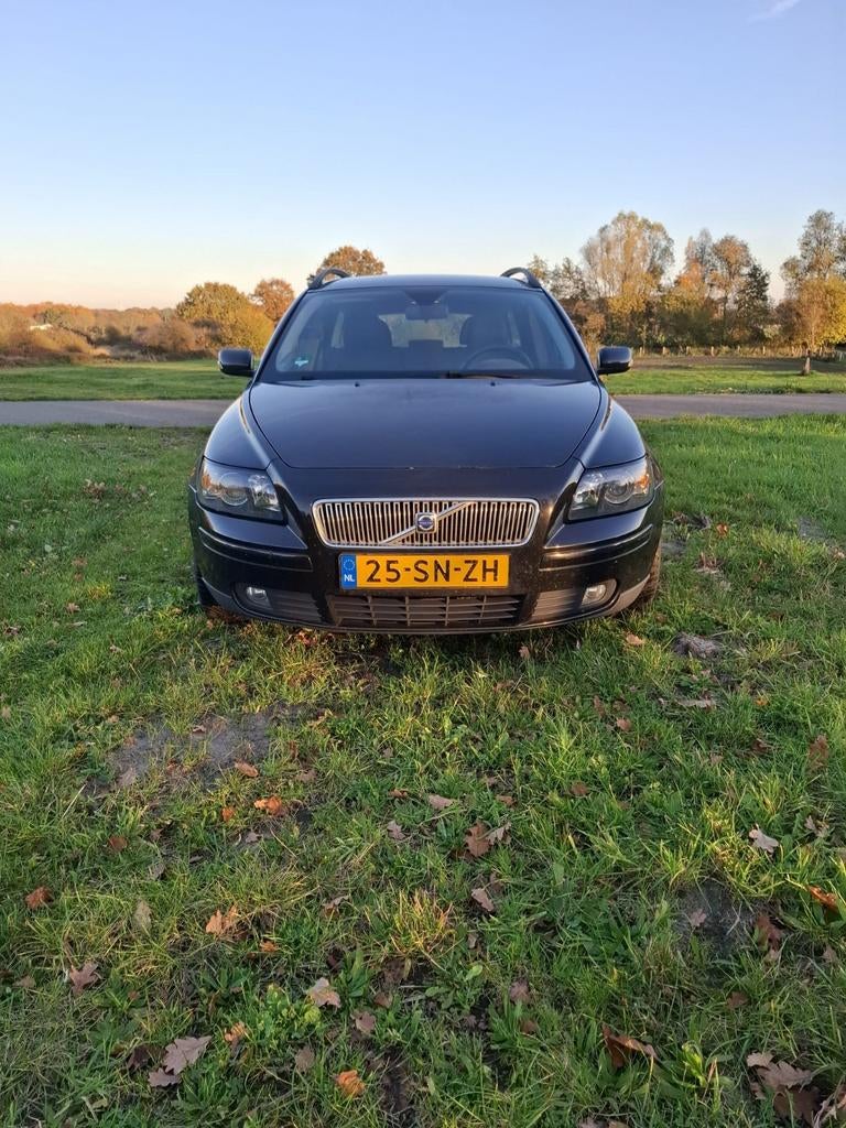 Volvo V50 2.0 D 2006 Zwart, Auto's, Volvo, Zwart, 4 cilinders, 700 kg, Zwart