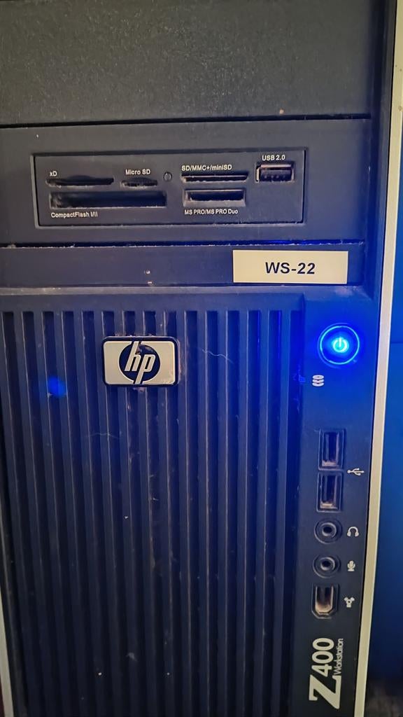 HP Z400 Workstation - WS-22, Gebruikt, 8 GB, Intel xeon w3680, Ophalen of Verzenden