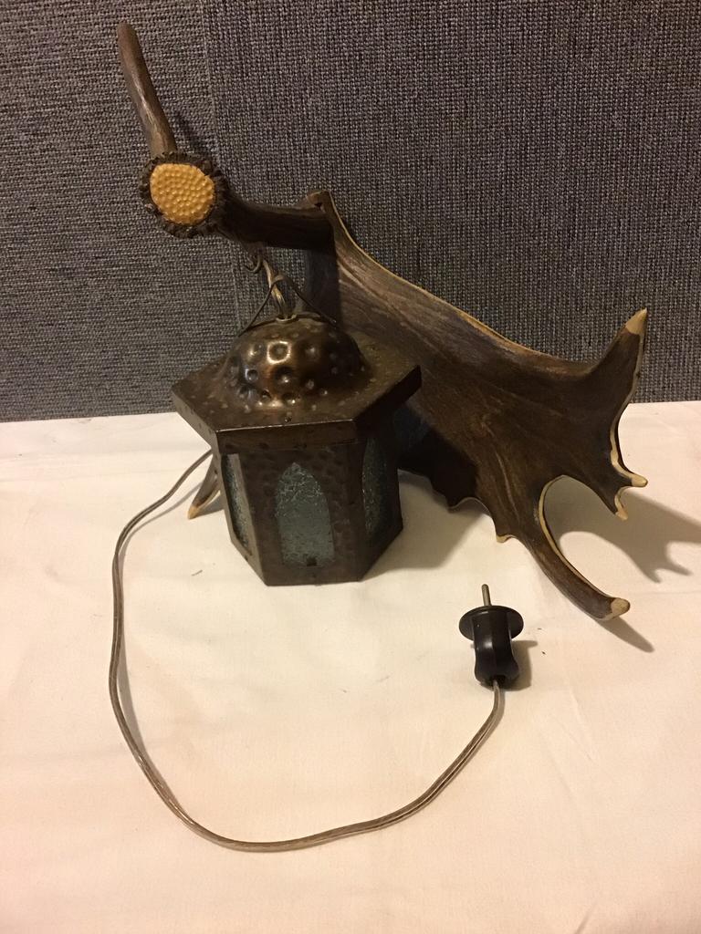 Antieke lamp, Ophalen of Verzenden, Zo goed als nieuw