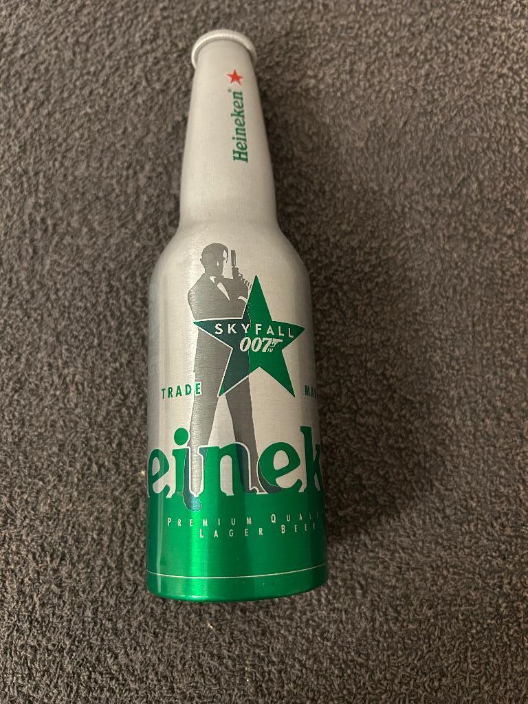 Heineken aluminium fles 007 James Bond, Verzamelen, Biermerken, Ophalen, Zo goed als nieuw, Flesje(s), Heineken