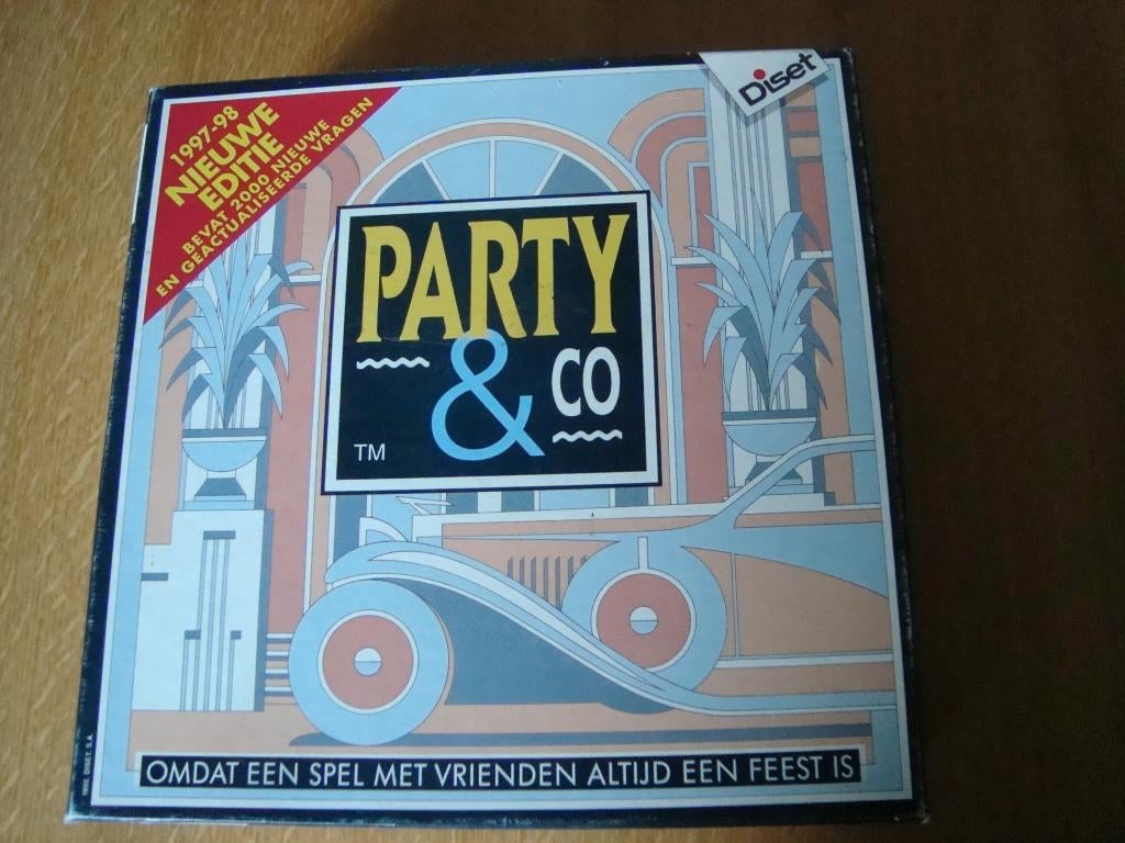 Party en co, Hobby en Vrije tijd, Gezelschapsspellen | Overige, Ophalen of Verzenden, Zo goed als nieuw