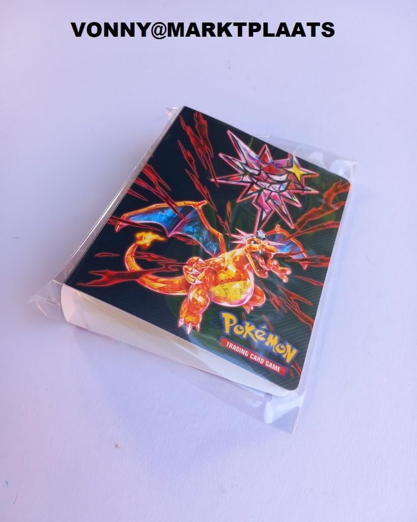 Pokémon Mapje Charizard Meowscarada Skeledirge Quaquaval, Ophalen of Verzenden, Nieuw, Overige typen