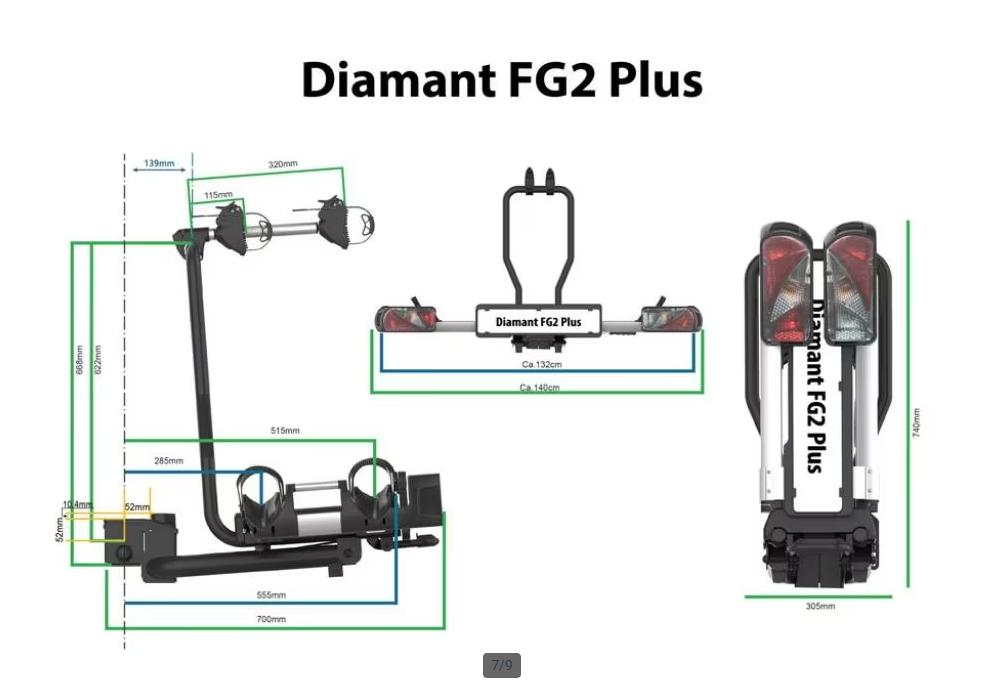 Pro User Diamant FG2 Plus - Fietsendrager + Oprijgoot, Auto diversen, Fietsendragers, Elektrische fiets, Nieuw, Ophalen of Verzenden