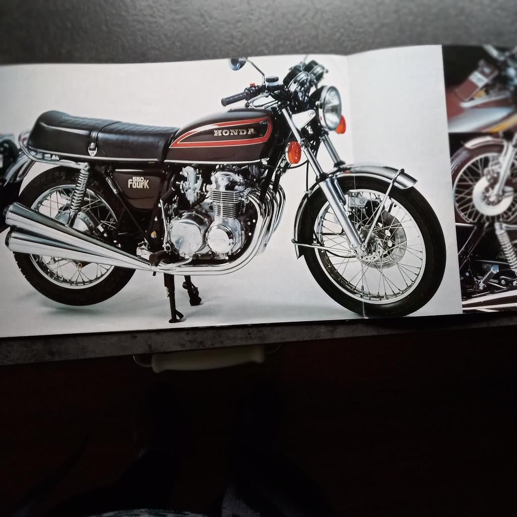 Folder Honda, Ophalen of Verzenden, Gebruikt, Motoren