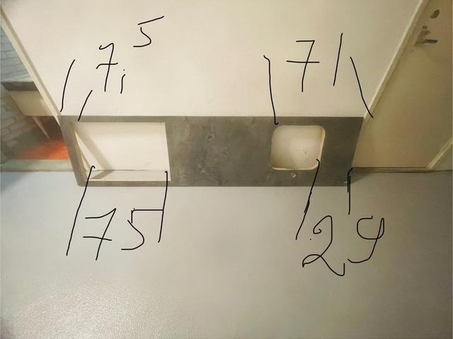 Nieuwe keukenblad, Ophalen, Nieuw, Minder dan 100 cm, Grijs