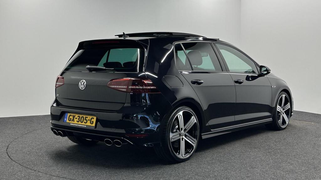Volkswagen Golf 2.0 TSI R 4Motion PANO LEER ADAPTIEF CRUISE., Auto's, Automaat, Gebruikt, 4 cilinders, Zwart