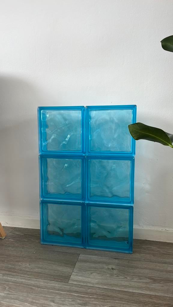 GRATIS OPHALEN Glazen blokken bouwstenen, Ophalen, Zo goed als nieuw