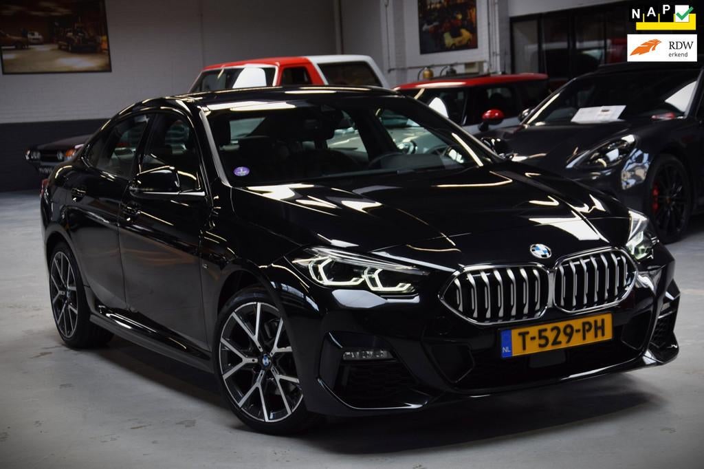 BMW 2-serie Gran Coupé 218i *M-Pakket*Navi|Leder|Leder|2e E, 136 pk, Gebruikt, 1350 kg, Zwart