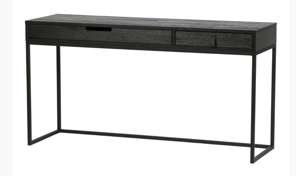 WOOD houten bureau, Huis en Inrichting, Tafels | Sidetables, Ophalen, Zo goed als nieuw, 25 tot 50 cm, Rechthoekig