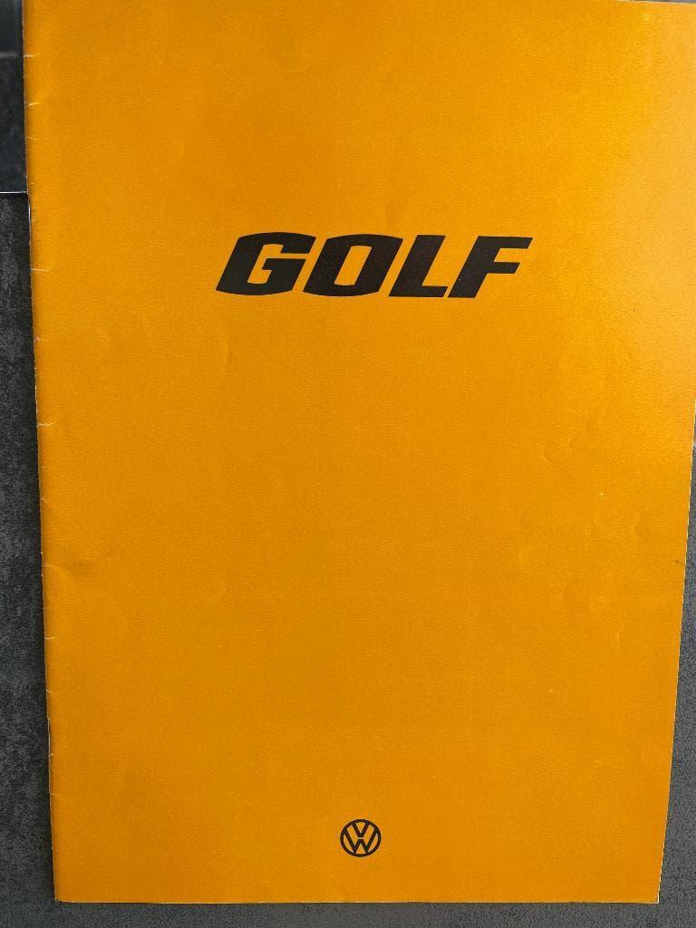 Folder van Volkswagen Golf gedrukt jan. 1977, Ophalen of Verzenden, Nieuw, Volkswagen