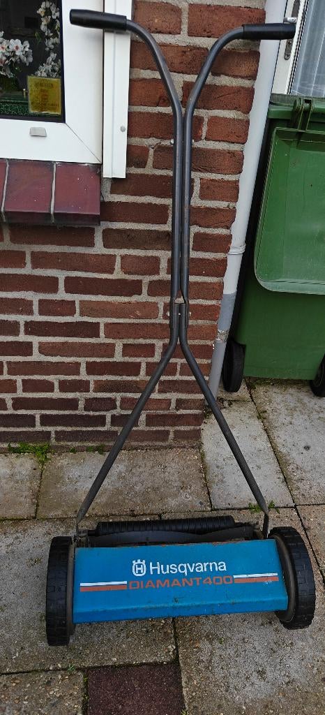 Te koop, Husqvara Diamant 400 handgrasmaaier, Tuin en Terras, Ophalen, Handgrasmaaier, 40 t/m 49 cm, Husqvarna
