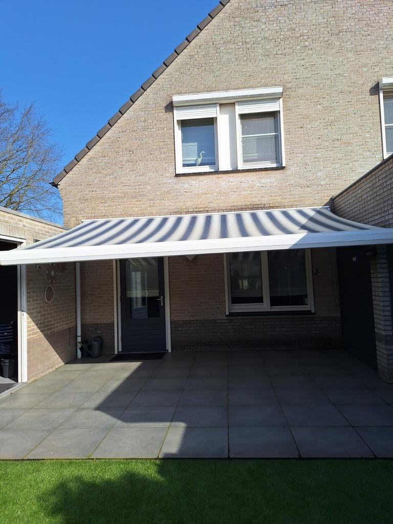 Zonnescherm, 150 tot 300 cm, Ophalen of Verzenden, Gebruikt, Knikarmscherm