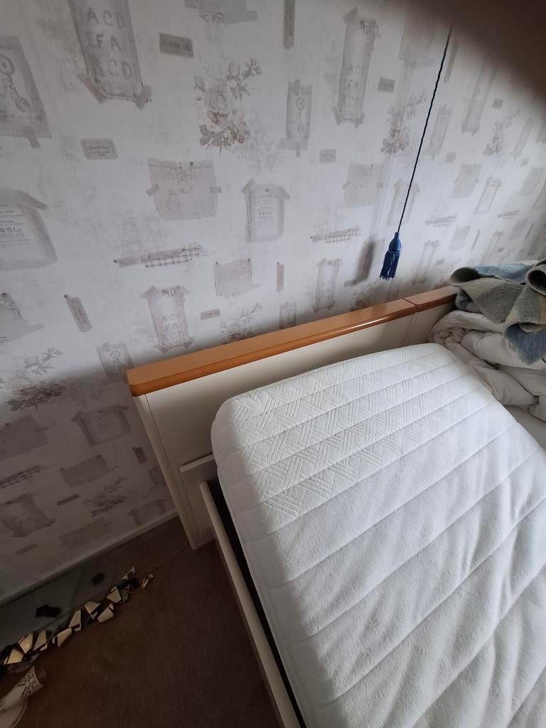 Gratis Eenpersoons of 2 persoonsbed, Ophalen, Gebruikt, 90 cm, Eenpersoons