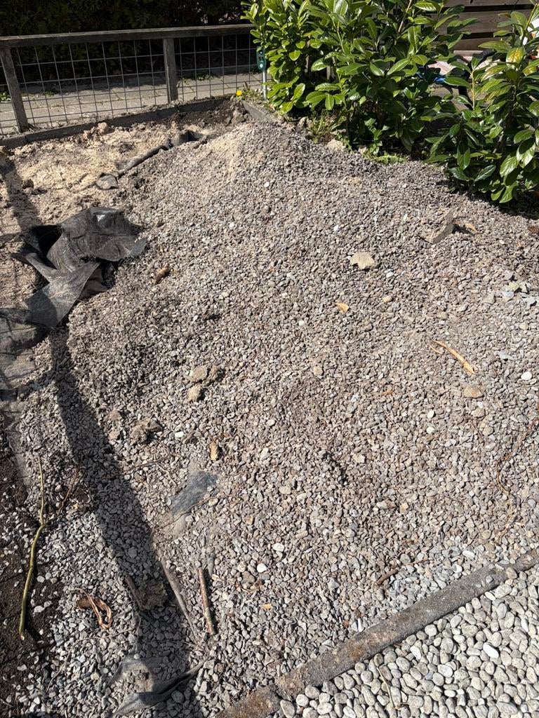 Twee soorten grind, GRATIS ophalen, Tuin en Terras, Ophalen, Zo goed als nieuw