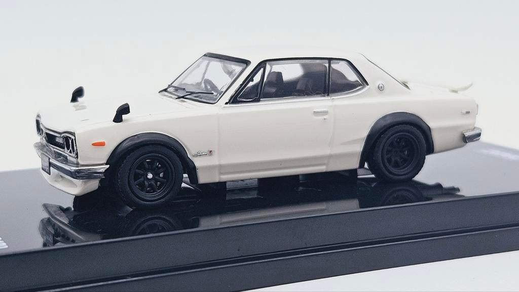 Inno64 Nissan Skyline 2000 GT-R (KPGC10) Wit 1:64, Auto, Onbekend, Nieuw, Ophalen of Verzenden