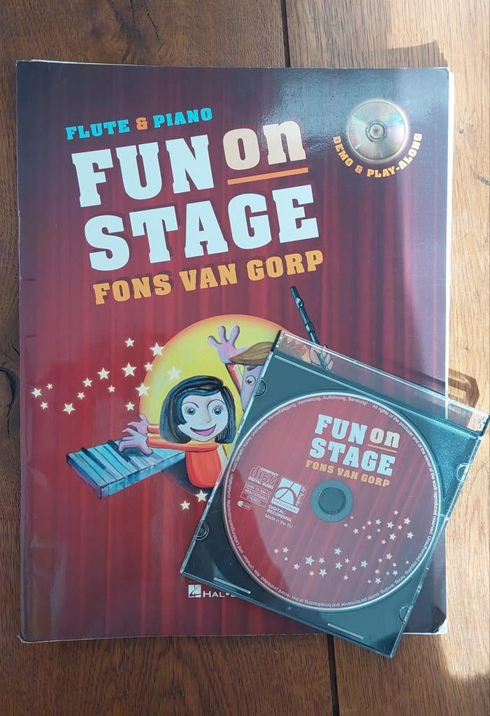 Fun on Stage - Fluit & Piano (met CD), Muziek en Instrumenten, Ophalen of Verzenden, Zo goed als nieuw, Piano