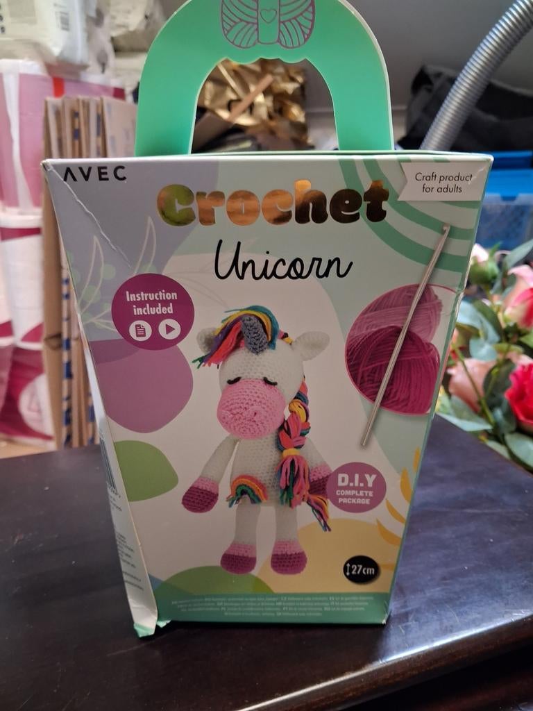 Haakpakket Eenhoorn, Hobby en Vrije tijd, Breien en Haken, Ophalen of Verzenden