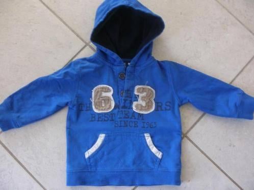 Baby Blue hoody maat 74, Truitje of Vestje, Baby Blue, Ophalen of Verzenden, Zo goed als nieuw