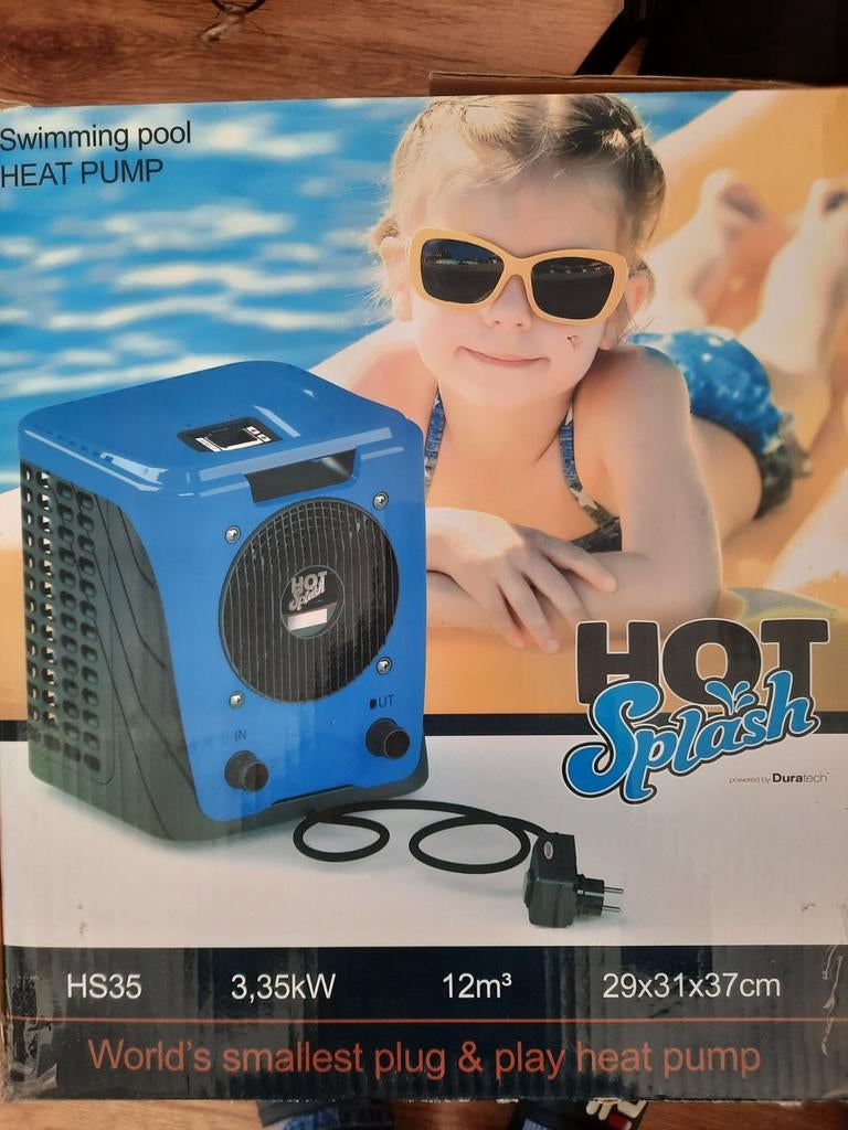 Hot Splash HS35 Zwembad Warmtepomp - Plug & Play, Ophalen, Zo goed als nieuw
